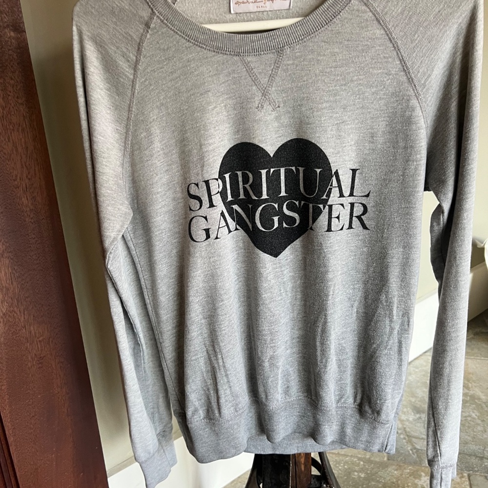 Spiritual Gangster Pre- Loved Light Weight Sweat Shirt- Women's Size Small - Picture 6 of 12